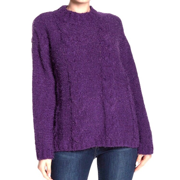 ceny Sweaters - Ceny Purple Violet Sweater